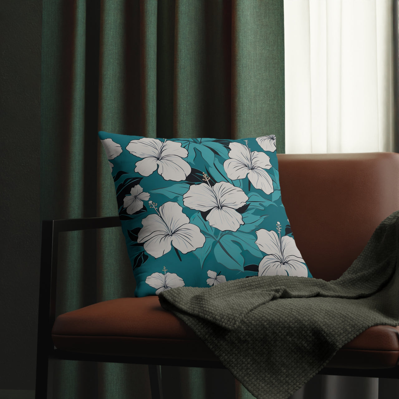 Teal Blossoms