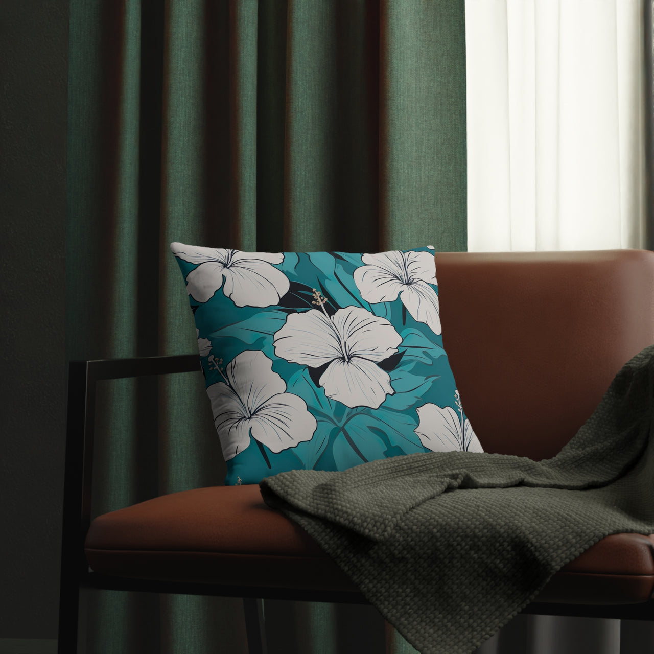 Teal Blossoms