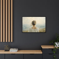 Thumbnail for Where the Sky Meets Her Canvas Wall Art with Frame