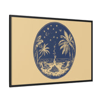 Thumbnail for Beachfire Nights Canvas Wall Art with Frame