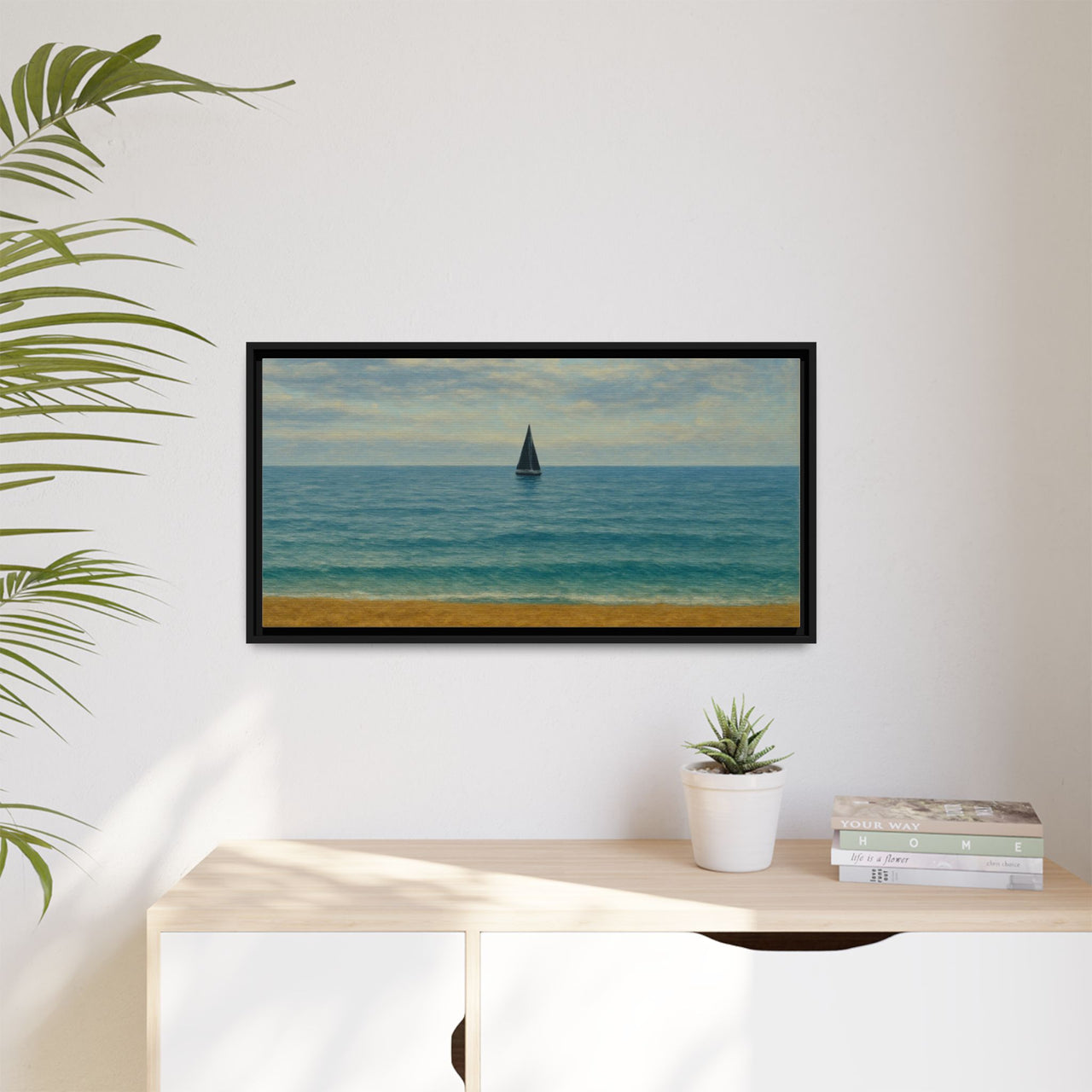Still Waters Canvas Wall Art with Frame