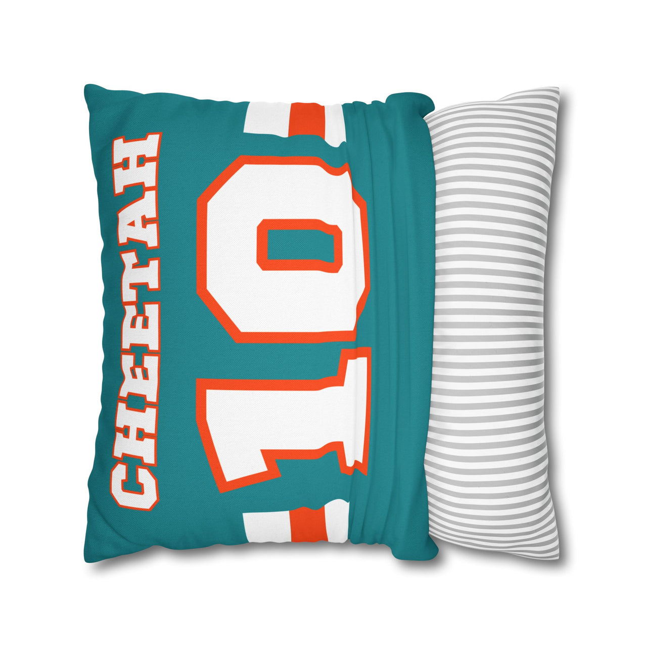 Miami Square Pillowcase with Custom Name & Number