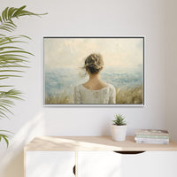 Thumbnail for Where the Sky Meets Her Canvas Wall Art with Frame