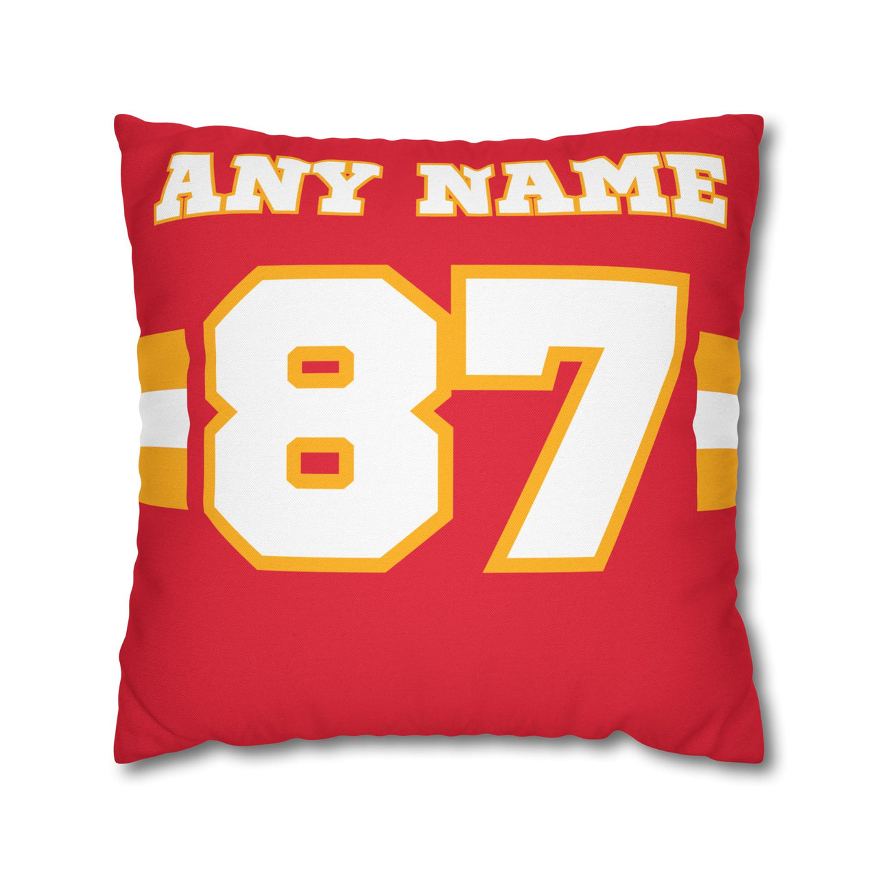 Kansas City Square Pillowcase with Custom Name & Number