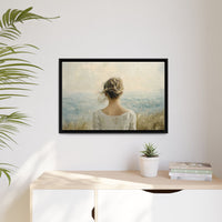 Thumbnail for Where the Sky Meets Her Canvas Wall Art with Frame