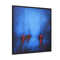 Thumbnail for Nocturne at Sea Matte Canvas Wall Art with Frame