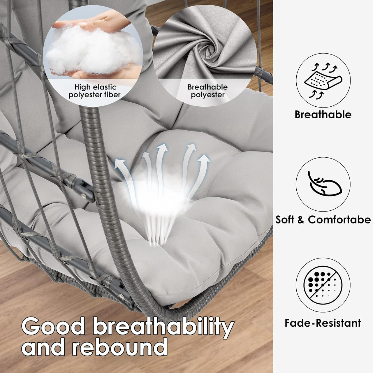 Hanging Egg Chair with Stand