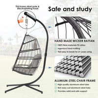 Thumbnail for Hanging Egg Chair with Stand