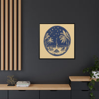 Thumbnail for Beachfire Nights Canvas Wall Art with Frame
