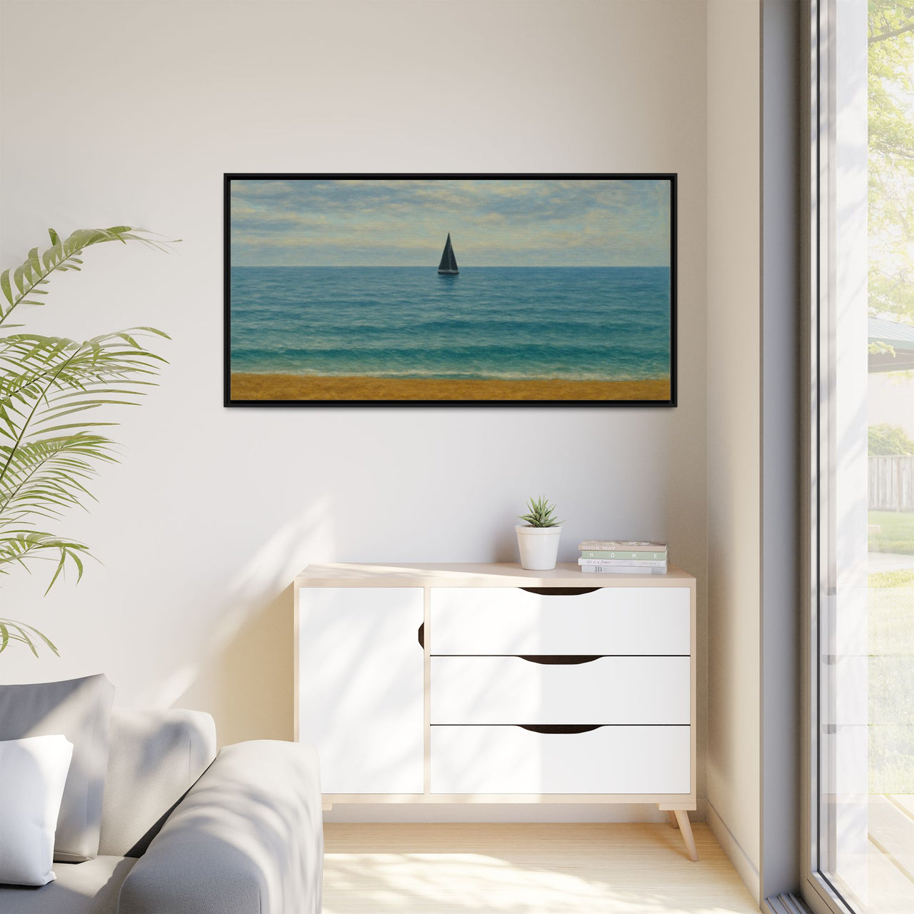 Still Waters Canvas Wall Art with Frame