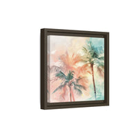 Thumbnail for Palm Glow Canvas Wall Art with Frame