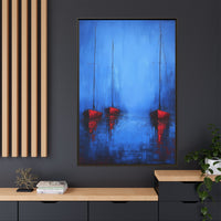 Thumbnail for Nocturne at Sea Matte Canvas Wall Art with Frame
