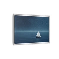 Thumbnail for Sail Into Stillness Canvas Wall Art with Frame