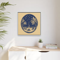 Thumbnail for Beachfire Nights Canvas Wall Art with Frame