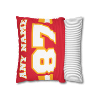 Thumbnail for Kansas City Square Pillowcase with Custom Name & Number