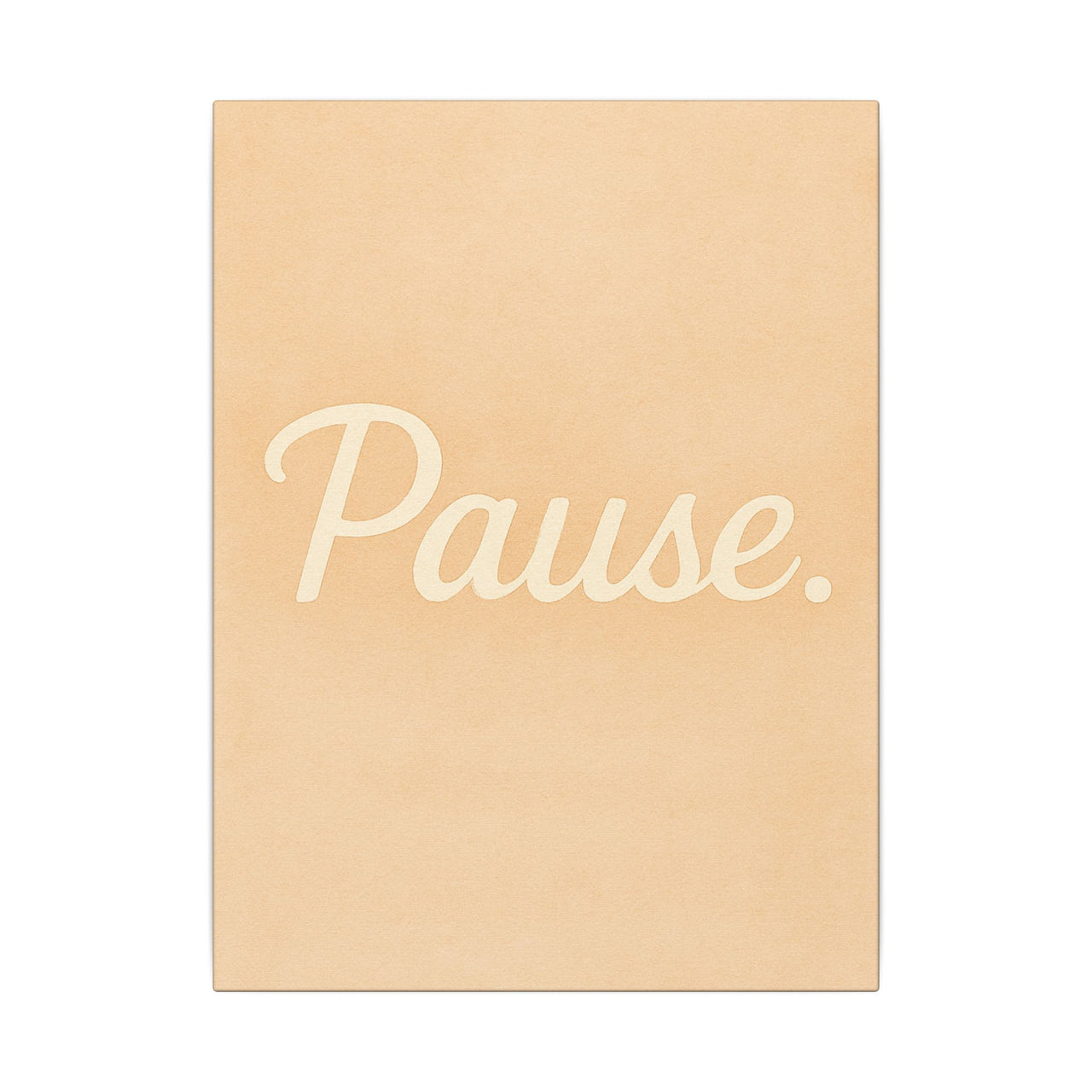Pause Canvas Wall Art