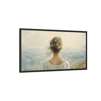 Thumbnail for Where the Sky Meets Her Canvas Wall Art with Frame