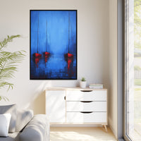 Thumbnail for Nocturne at Sea Matte Canvas Wall Art with Frame