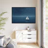 Thumbnail for Sail Into Stillness Canvas Wall Art with Frame