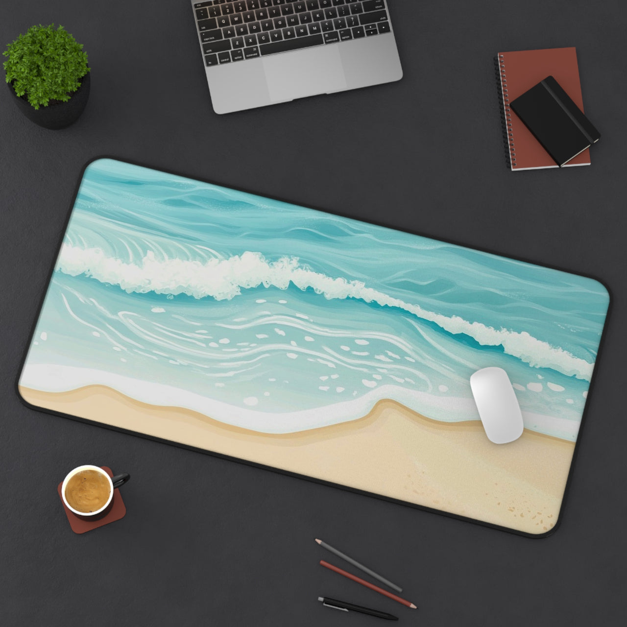 Coastal Wave Desk Mat