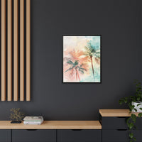 Thumbnail for Palm Glow Canvas Wall Art with Frame