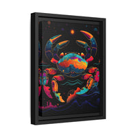 Thumbnail for Neon Tide Crab Canvas Wall Art with Frame