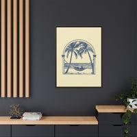 Thumbnail for Palm Retreat Hammock Canvas Wall Art with Frame