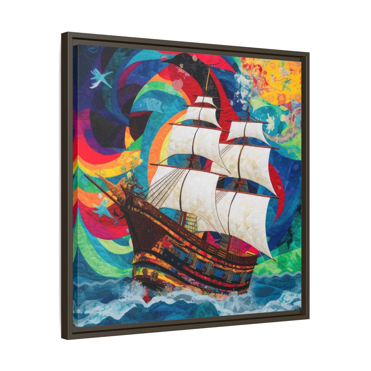 Sails of Change Canvas Wall Art with Frame