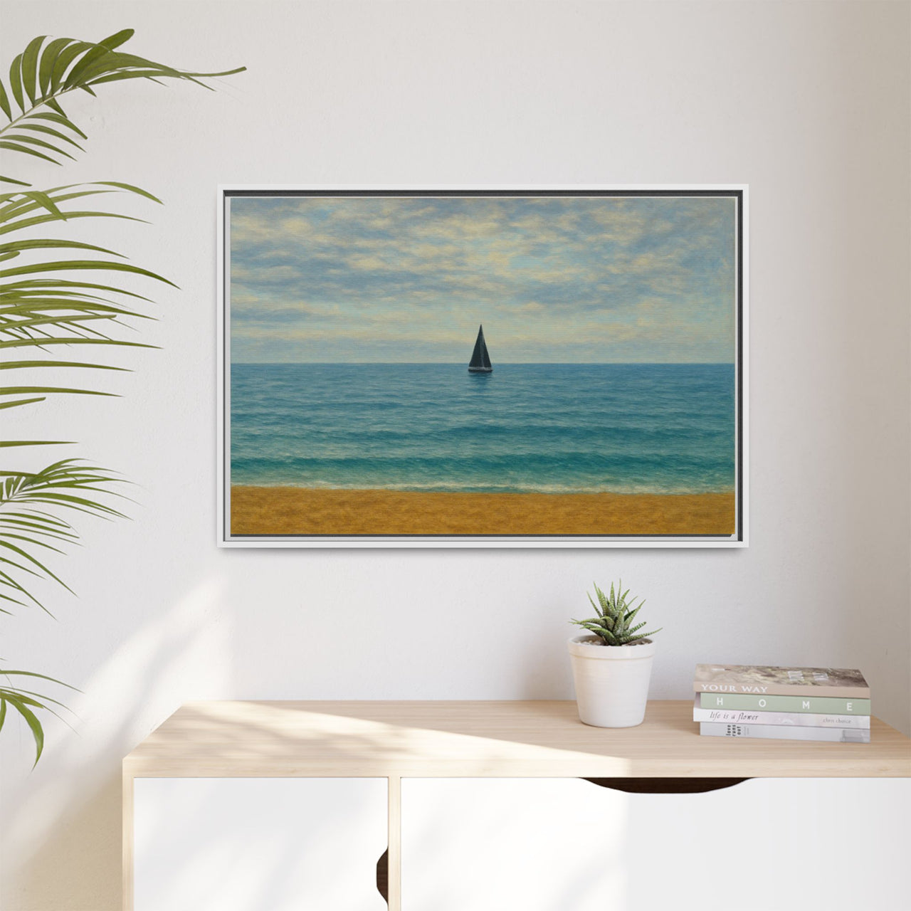 Still Waters Canvas Wall Art with Frame