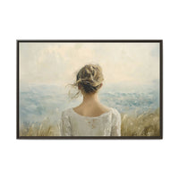 Thumbnail for Where the Sky Meets Her Canvas Wall Art with Frame