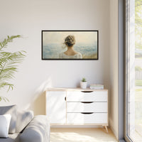Thumbnail for Where the Sky Meets Her Canvas Wall Art with Frame