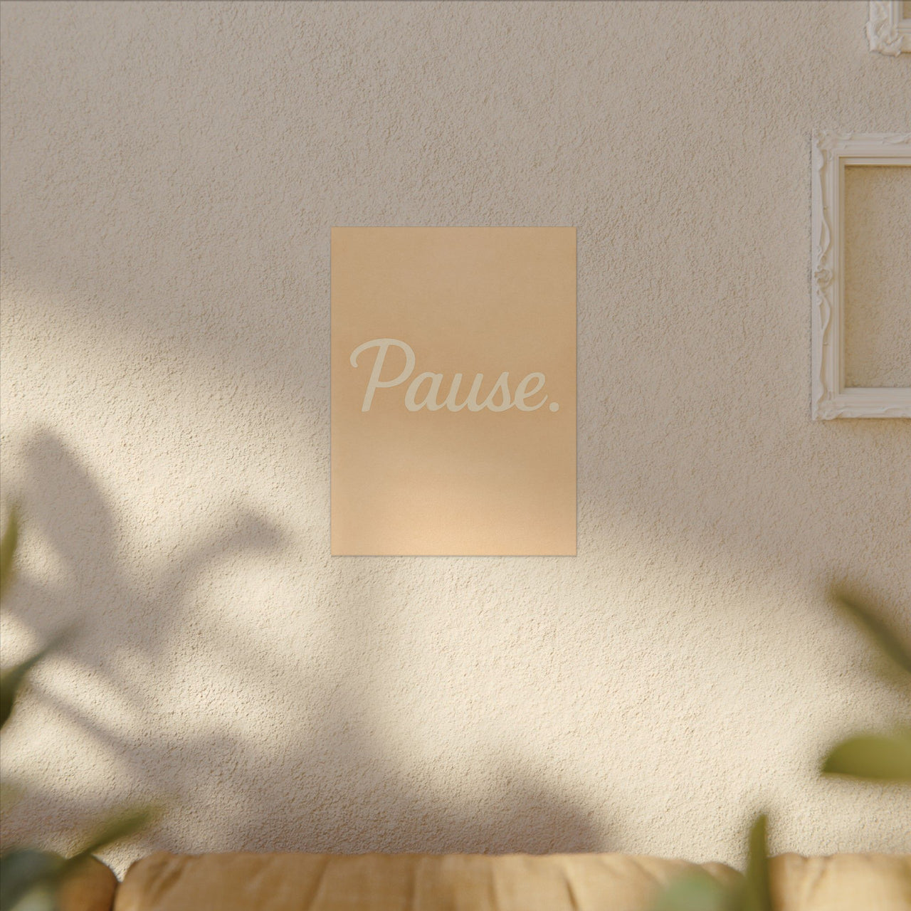 Pause Canvas Wall Art