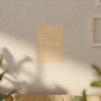 Thumbnail for Pause Canvas Wall Art