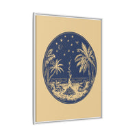 Thumbnail for Beachfire Nights Canvas Wall Art with Frame