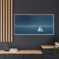 Thumbnail for Sail Into Stillness Canvas Wall Art with Frame