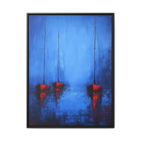 Thumbnail for Nocturne at Sea Matte Canvas Wall Art with Frame