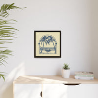 Thumbnail for Palm Retreat Hammock Canvas Wall Art with Frame