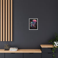 Thumbnail for Celestial Drifter Jellyfish Canvas Wall Art with Frame