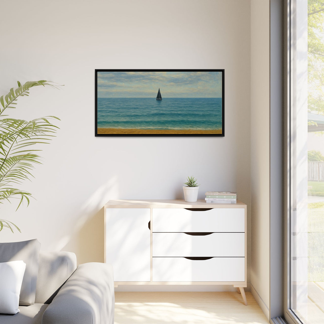 Still Waters Canvas Wall Art with Frame