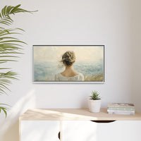 Thumbnail for Where the Sky Meets Her Canvas Wall Art with Frame