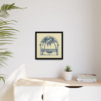 Thumbnail for Palm Retreat Hammock Canvas Wall Art with Frame