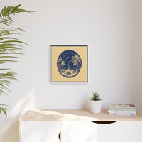 Thumbnail for Beachfire Nights Canvas Wall Art with Frame