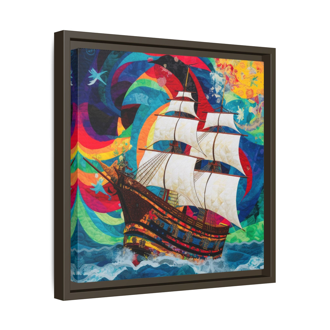 Sails of Change Canvas Wall Art with Frame