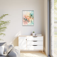 Thumbnail for Palm Glow Canvas Wall Art with Frame
