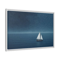 Thumbnail for Sail Into Stillness Canvas Wall Art with Frame