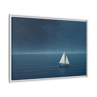 Thumbnail for Sail Into Stillness Canvas Wall Art with Frame
