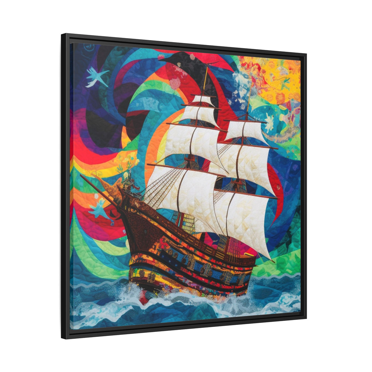 Sails of Change Canvas Wall Art with Frame