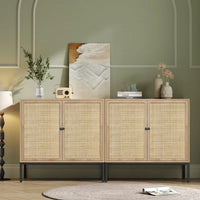 Thumbnail for Seabreeze Rattan Sideboard - Set of 2