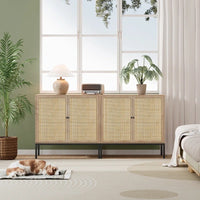 Thumbnail for Seabreeze Rattan Sideboard - Set of 2