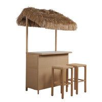 Thumbnail for Island Haven Outdoor Tiki Bar Set